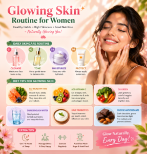 7-Day Glowing Skin Routine for Women